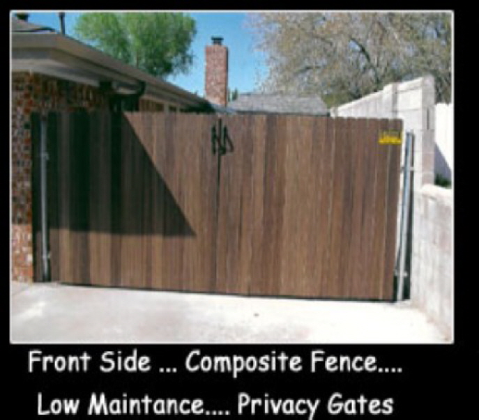 Composite Fence - Privacy Gate