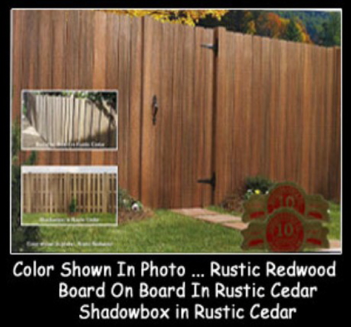 Redwood Board w Cedar Shadowbox